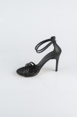 Black Leather Evening Shoe ABD7631