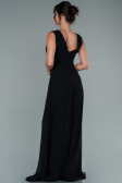 Black Chiffon Invitation Dress ABT075