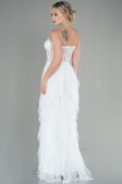 Long White Evening Dress ABU2822