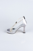 Silver Stony Evening Shoe MJ5155