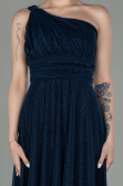 Long Navy Blue Evening Dress ABU2834