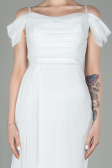 Long White Evening Dress ABU2835