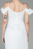 Long White Evening Dress ABU2835