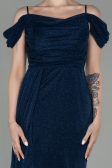 Long Navy Blue Evening Dress ABU2835