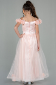 Long Salmon Girl Dress ABU2452