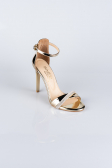 Gold Patent Leather Evening Shoe AB702