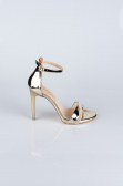Gold Patent Leather Evening Shoe AB702