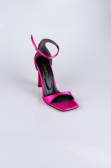 Fuchsia Satin Evening Shoe AB700