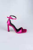 Fuchsia Satin Evening Shoe AB700