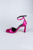 Fuchsia Satin Evening Shoe AB700