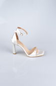Pearl Satin Evening Shoe AB700