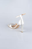 Pearl Satin Evening Shoe AB700