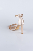 Gold Satin Evening Shoe ABS1915