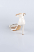 Beige Satin Evening Shoe ABS1915