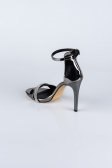 Platinum Patent Leather Evening Shoe AB702