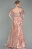 Powder Color Long Evening Dress ABU2706