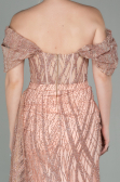 Powder Color Long Evening Dress ABU2706