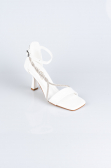 White Patent Leather Evening Shoe ABR1108
