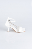 White Patent Leather Evening Shoe ABR1108