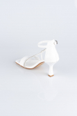 White Patent Leather Evening Shoe ABR1108