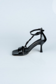 Black Patent Leather Evening Shoe ABR1108