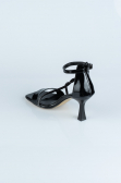 Black Patent Leather Evening Shoe ABR1108