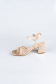 Mink Satin Evening Shoe ABS1104