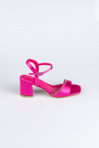 Fuchsia Satin Evening Shoe ABS1107