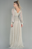 Long Beige Evening Dress ABU2905