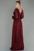 Long Burgundy Evening Dress ABU2905
