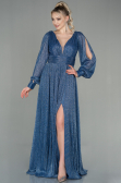 Long Indigo Evening Dress ABU2905
