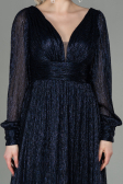 Long Navy Blue Evening Dress ABU2905