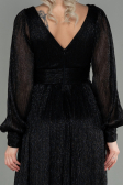 Long Black Evening Dress ABU2905
