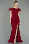 Long Burgundy Evening Dress ABU2906