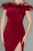 Long Burgundy Evening Dress ABU2906