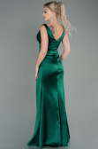 Long Emerald Green Satin Evening Dress ABU2771