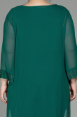 Emerald Green Long Chiffon Evening Dress ABT083
