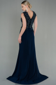 Long Navy Blue Evening Dress ABU2950