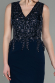 Long Navy Blue Evening Dress ABU2950