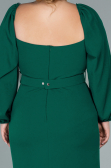 Emerald Green Long Plus Size Evening Dress ABU2292