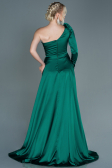 Long Emerald Green Satin Evening Dress ABU2610