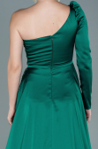 Long Emerald Green Satin Evening Dress ABU2610