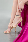 Mink Leather Evening Shoe AB700