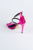 Fuchsia Satin Evening Shoe AB2001