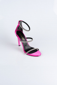 Fuchsia Satin Evening Shoe AB2001