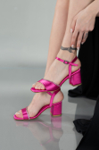 Fuchsia Satin Evening Shoe ABS1107