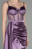 Lavender Long Satin Evening Dress ABU2130