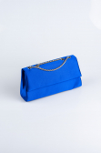 Sax Blue Satin Night Bag SH818