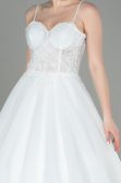 White Wedding Dress ABG004