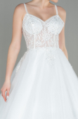 White Wedding Dress ABG015